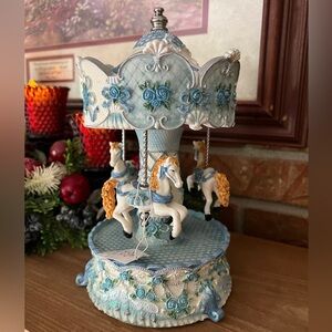 💙 Rare Vintage 1970’s Victorian Large Carousel Horse